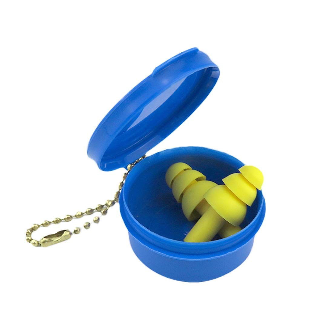 Tapones for los oídos con reducción de ruido: tapones for los oídos de silicona lavables for dormir, viajar y nadar