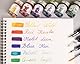 Octopus Write and Draw Ink Set RAINBOW, wasserfeste Tinte zum Schreiben und Zeichnen, Kalligraphietinte, Zeichentusche für Füllhalter, 6x10 ml