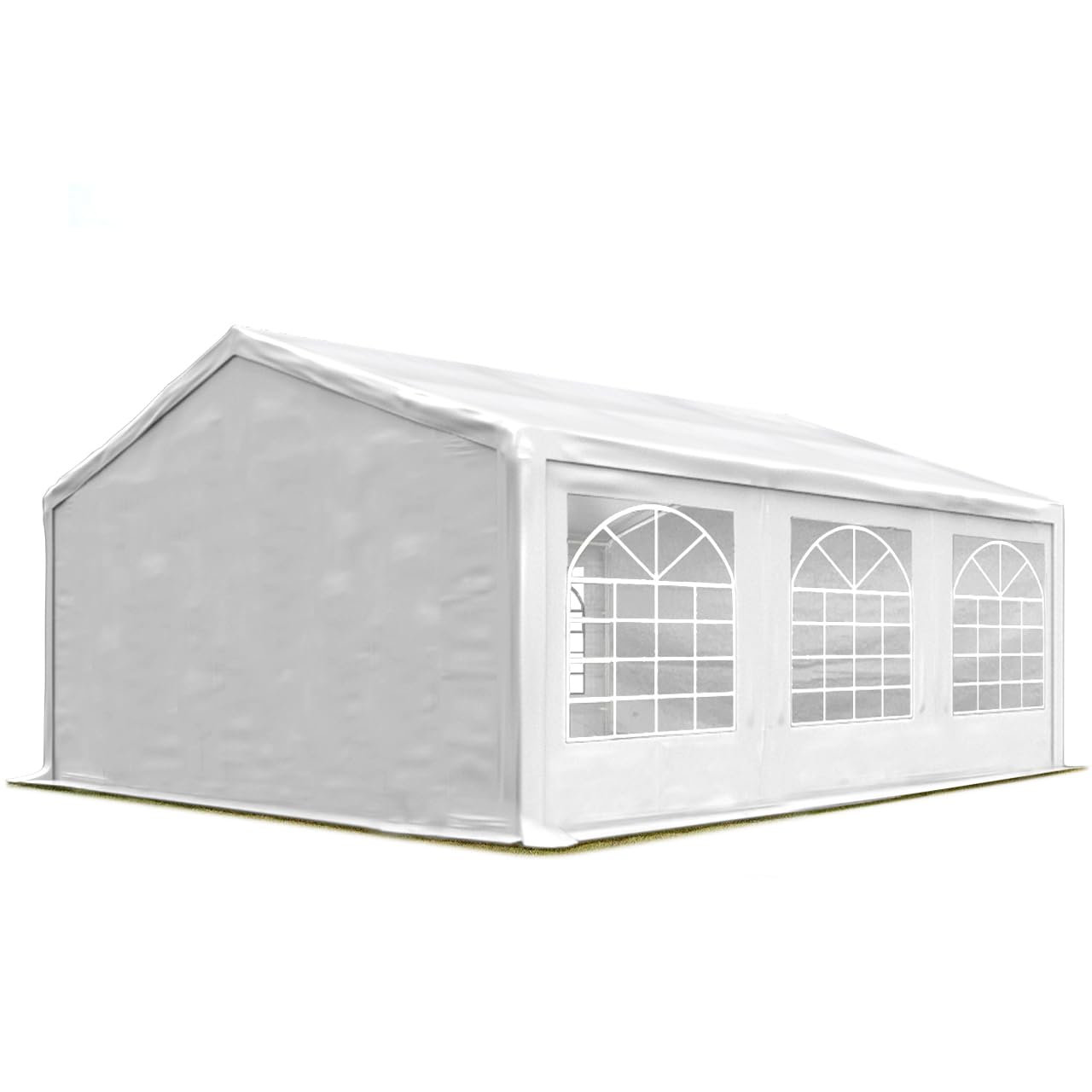 TOOLPORT Partyzelt 3x6 m Pavillon Starke PVC 600 N Plane wasserdicht und schneller Aufbau