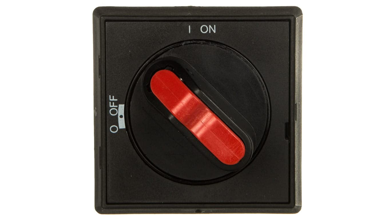 ABB Selector Handle, Black, Mechanical Switch, Manual Operation, 1 Count