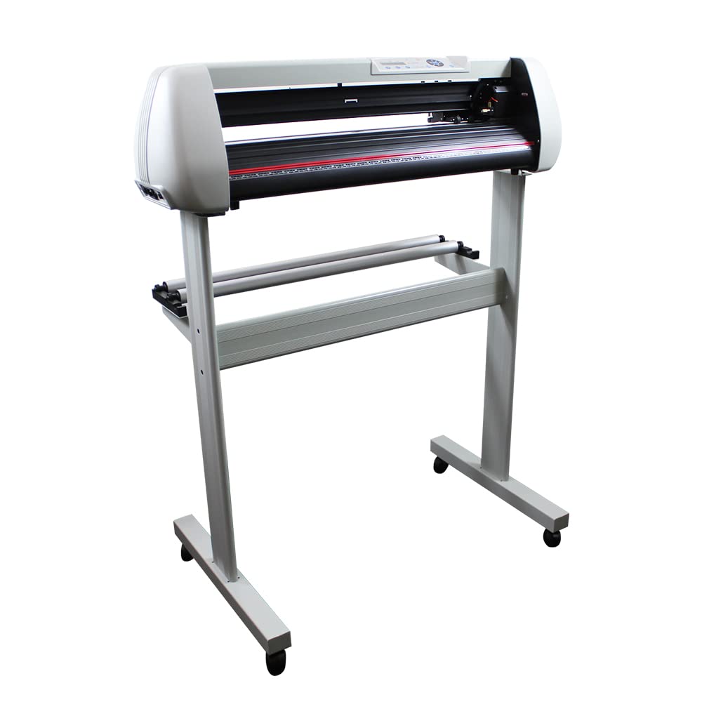 Vinyl Cutter Plotter Machine Cutting Printer 28" Optical Eye with Software & Stand Sign Maker Printing SC631-AM (Sign Go Lite)