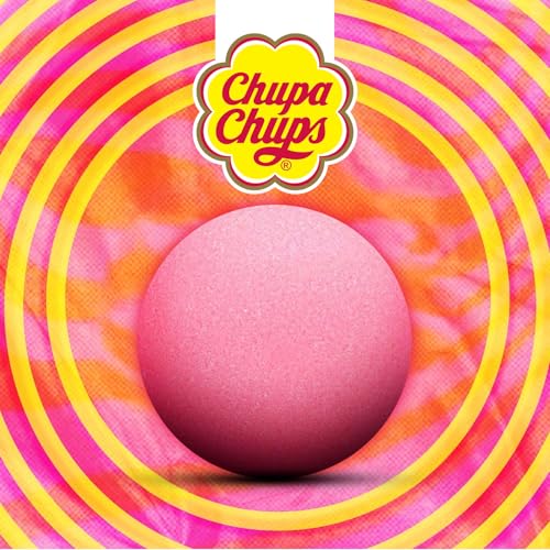 Chupa Chups Fizzing Bath Bomb - Refreshing Cherry Scent, Vegan & Natural with Essential Oils (165g) - Gentle, Safe, and Fun Bath Time Treat for Adults and Children Aged 3+ - Image 5