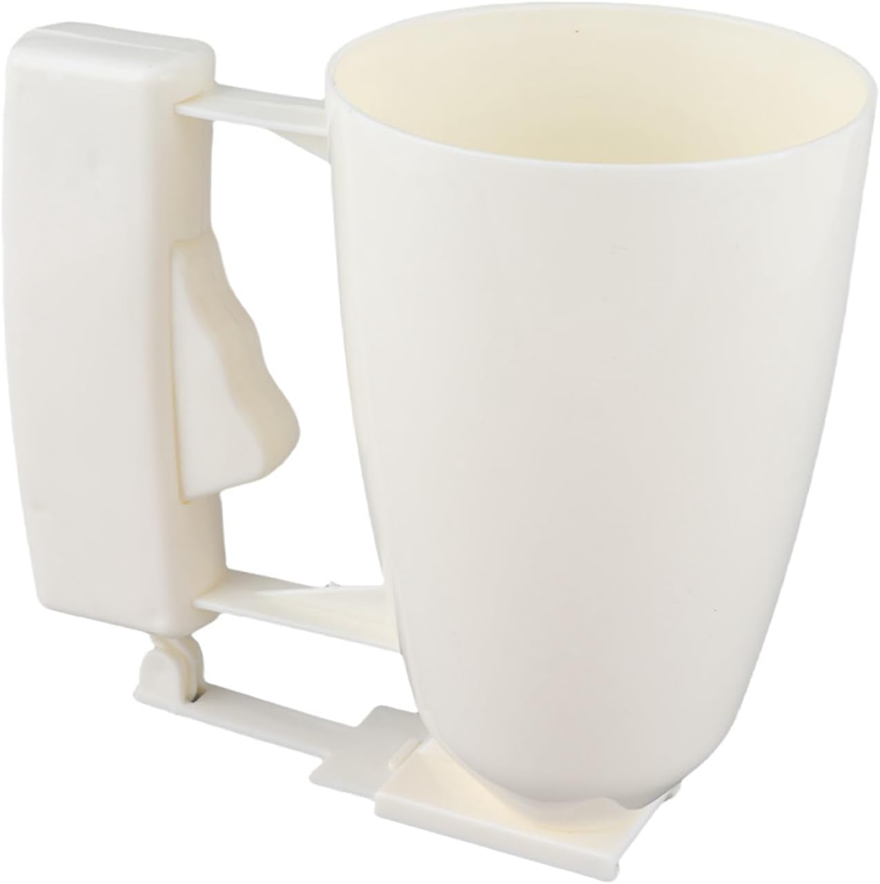 Pssopp Pancake Batter Dispenser: Plastic Dough Pourer with Precise Control and 3.5 Inch Wide Mouth for Cakes and Cupcakes, Easy Operation
