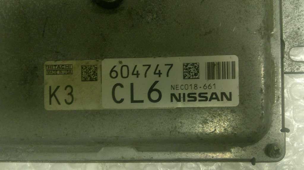 Engine ECM Control Module 2.5L Fits 13-17 Compatible with Nissan Compatible with Rogue NEC018-661 NEC018661