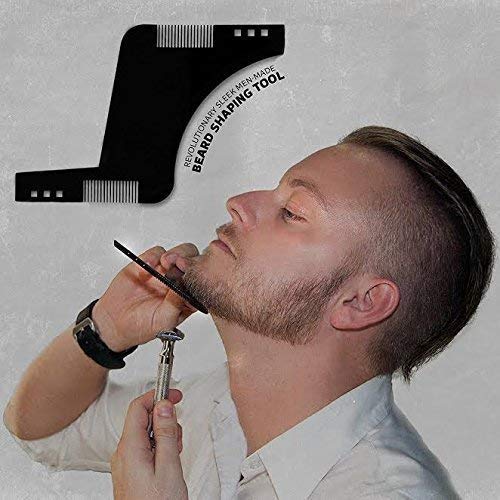 Image of Morges Beard Shaper Styling And Shaping Comb To Style Your Beard Shaper Edging Beards Facial Hair Trimmer For Jaw Line Cheek Neck