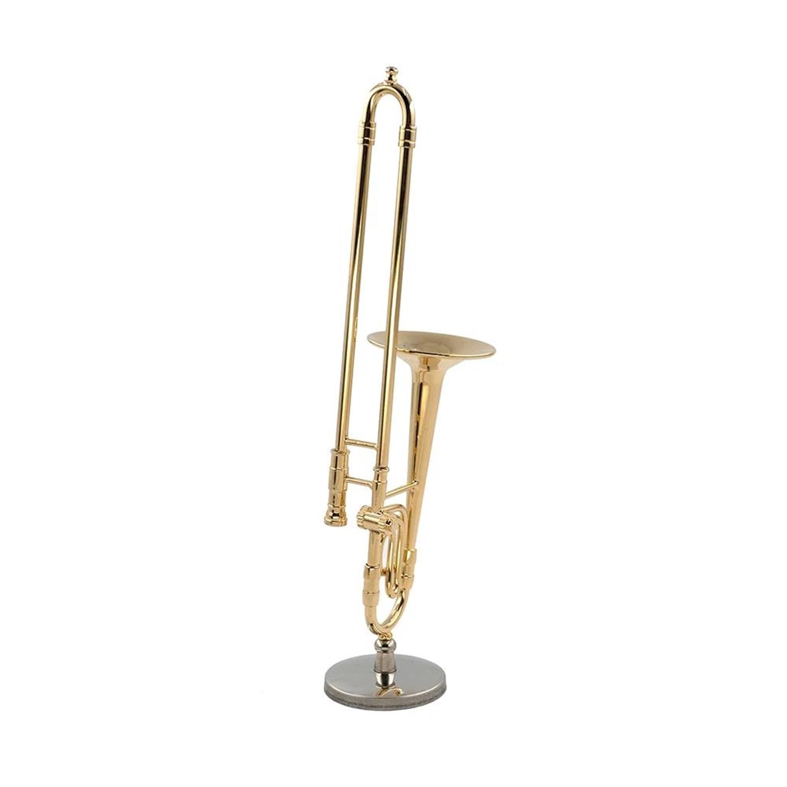 Miniature Di Strumenti Musicali Modello Di Trombone In Rame In Miniatura Accessori Per Strumenti Musicali Decorazioni(9cm)