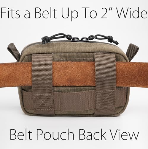 バッグ DECi Mobile Utility Strap & Pouch S ovy diodrio Belt Pouch for Men Women YKK Zippers EDC Pouch, Belt Bag