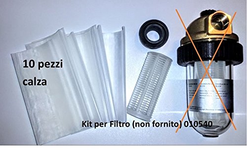 Kit reparación filtro agua Pot. 1/2 pulgada pn10pb 90 µm