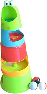 Toyvian 1Pc Brinquedos Para Bebês Brinquedos Para Crianças Brinquedo Para Crianças Brinquedo Infantil Kidcraft Playset Brinquedos Educativos Empilhamento Copos Empilhador Brinquedos