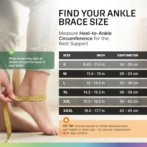 Image of Modvel Foot & Ankle Brace Socks with Adjustable Support Strap - Compression Sleeve for Sprained Ankle, Plantar Fasciitis Relief Tendonitis & Arthritis, Stabilizing Foot & Ankle Support for Women & Men
