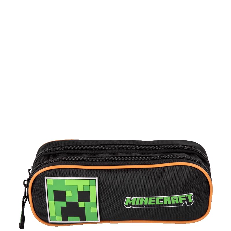 Estojo Sestini Minecraft Outdoors 2 Fechos 66429-01