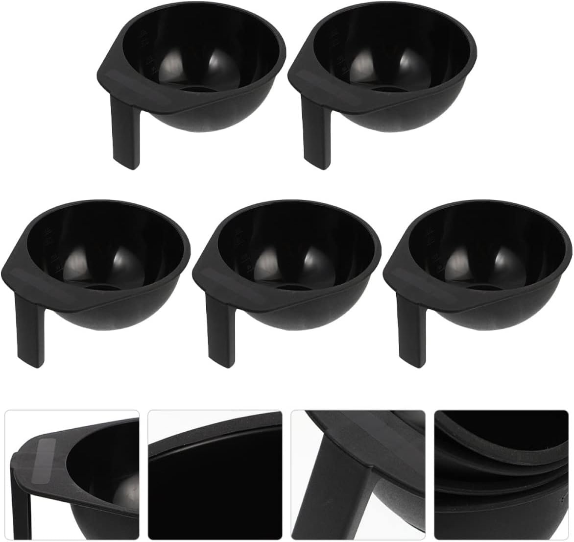 SMASOLO 10pcs Hair Dye Mixing Bowls Washable and Reusable Hair for Salon and Home Use and Easy to Clean