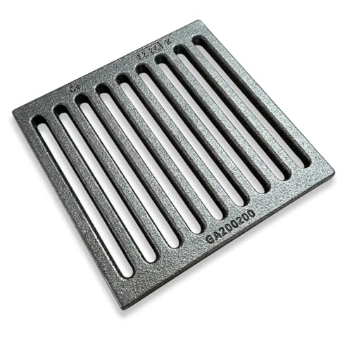 LUNA WAY CAST IRON - Grille à cendres en fonte | Optimise le tirage de la cheminée et du poêle | Haute température résistante | Nettoyage facile, Fonte,...