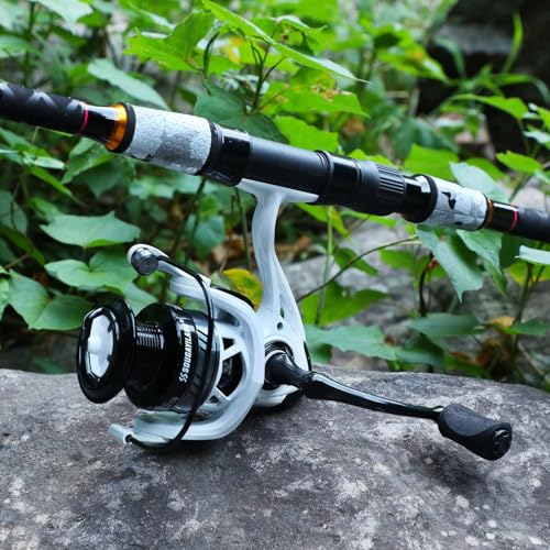 Sougayilang Surf Fishing Rod and Reel Combo, 4 Piece MH/H Saltwater Fishing Combo with 5000 Size Spinning Reel