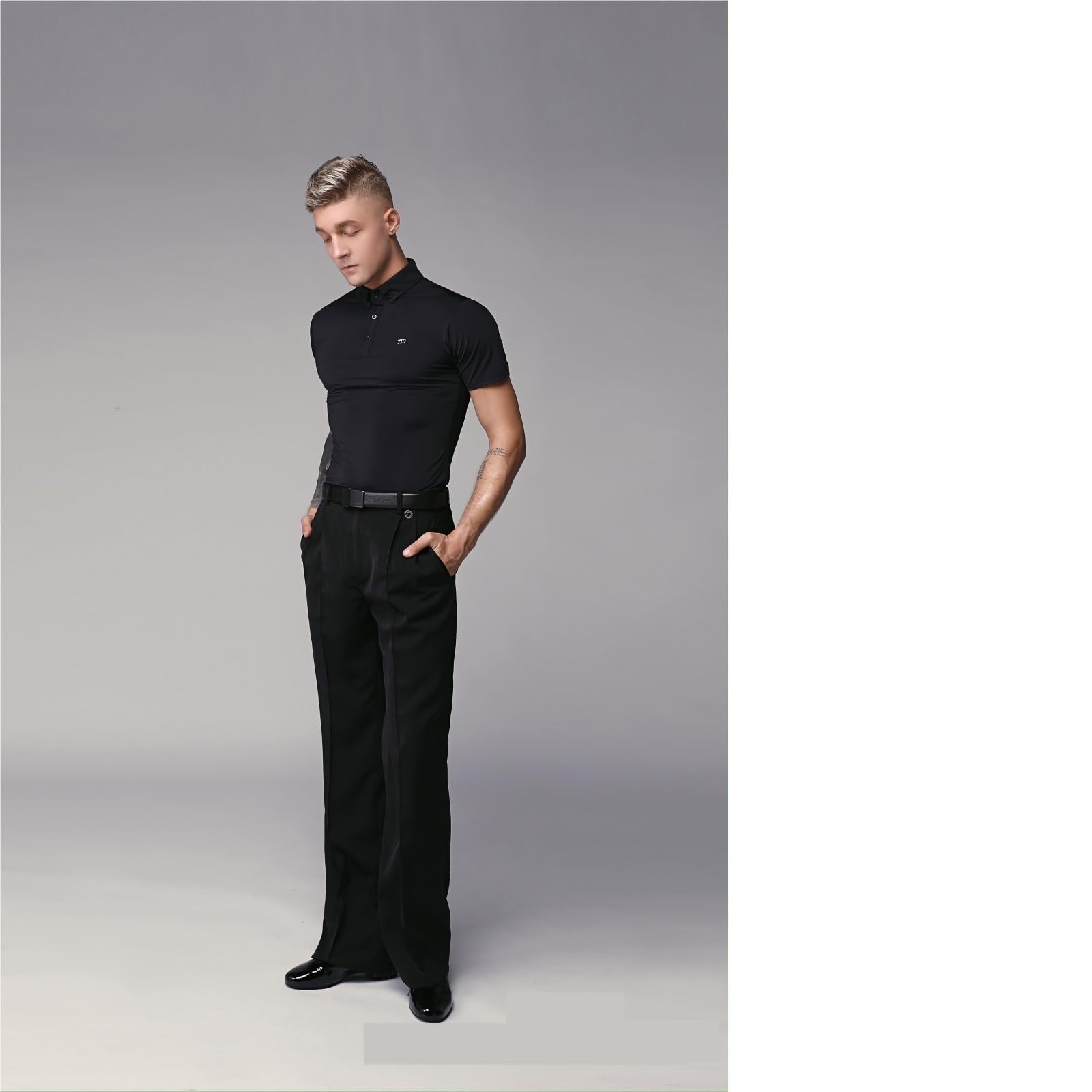 Pantalones de Baile Moderno for Hombre, Pantalones, Ropa Latino, Tango, for para Hombre, Salsa, Jazz, Danza