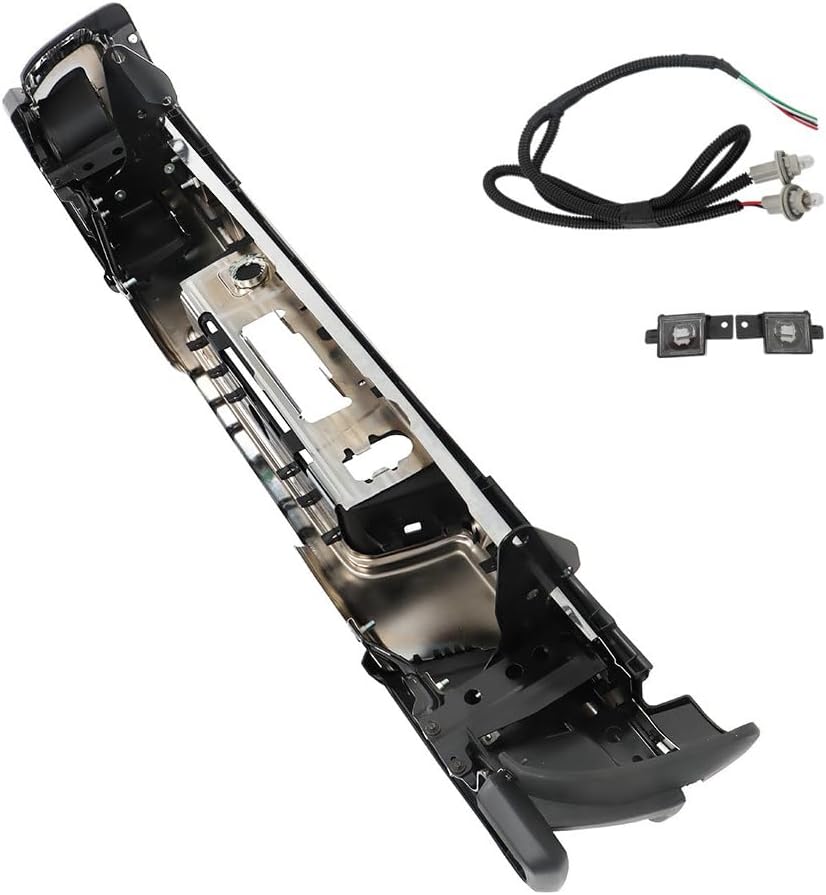 Rear Step Bumper Assembly Black&Chrome Fit for Chevy Colorado GMC Canyon 2015-2022 84190118 84568267