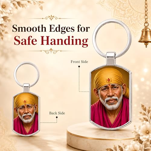 Image of Premium Printed Metal Keychain for Men & Women | High-Definition Artwork Print | Durable Key Ring for Car, Bike, Home & Office Keys | Stylish Decorative Key Holder Gift