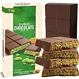 Chobella Dubai Chocolate Bar Pistachio, 7oz, Premium Dubai Chocolate Bar with Pistachio Cream and Kataifi, Viral Candy with Shredded Phyllo Dough, Knafeh