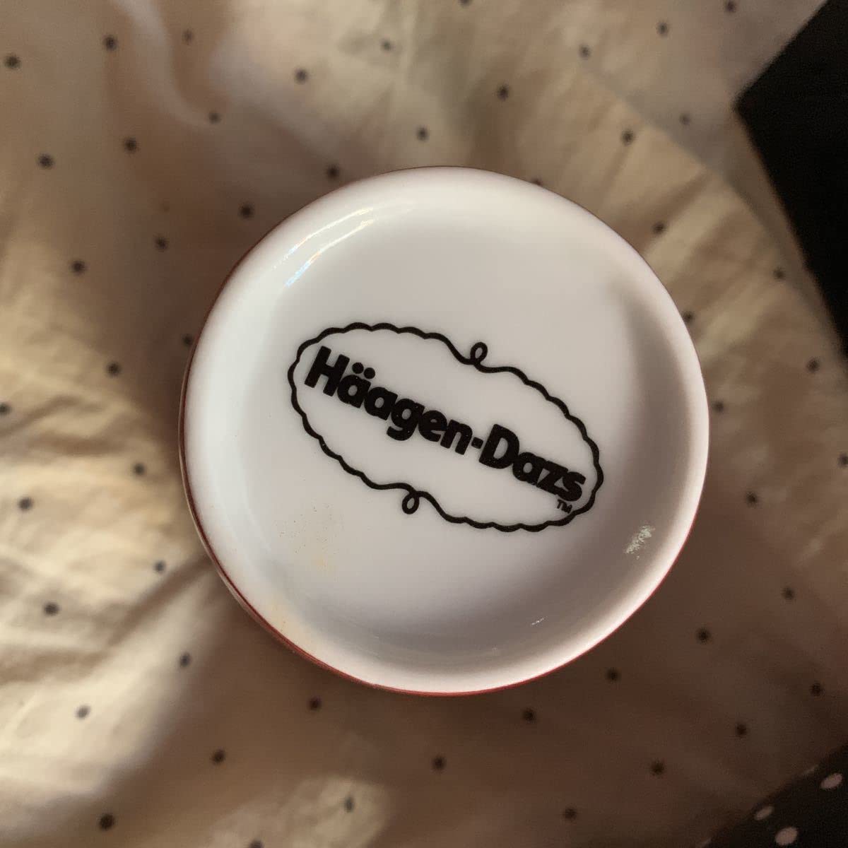 ハーゲンダッツ　陶器カップ&スプーン　2組セット ハーゲンダッツ 陶器カップ&スプーンセット 非売品 supper