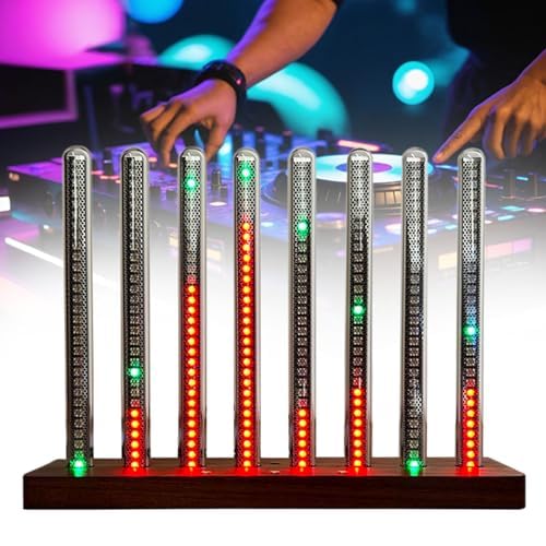 Musik-Rhythmuserkennungslicht mit Nixie-Röhren - Dynamische Klangspektrumlampe für Studio und Spielzimmer