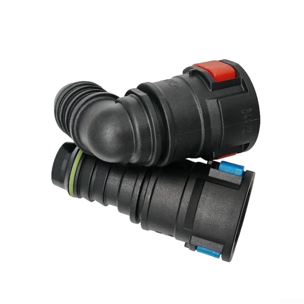 Conector Hembra Nylon 6mm Plástico Negro Conector Hembra Nylon(Curve)