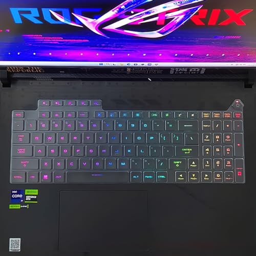 Protector de teclado ultrafino para ASUS ROG Strix Scar 18" miniatura 5