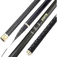 Fishing Pole,Carp Fishing Pole Telescopic Rod 4.5M/5.4M/6.3M/7.2M/8M/9M/10M Carbon Fishing Rod Super Light Hard Fiber Hand Fishing Pole