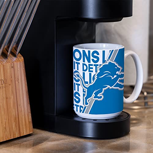 Image of Rico Industries NFL Football 15 oz White Ceramic Mug