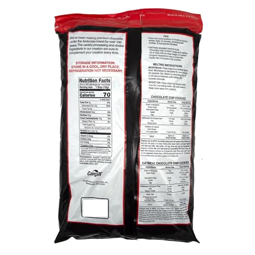 Ambrosia Semi-Sweet Chocolate Chips - 10lbs