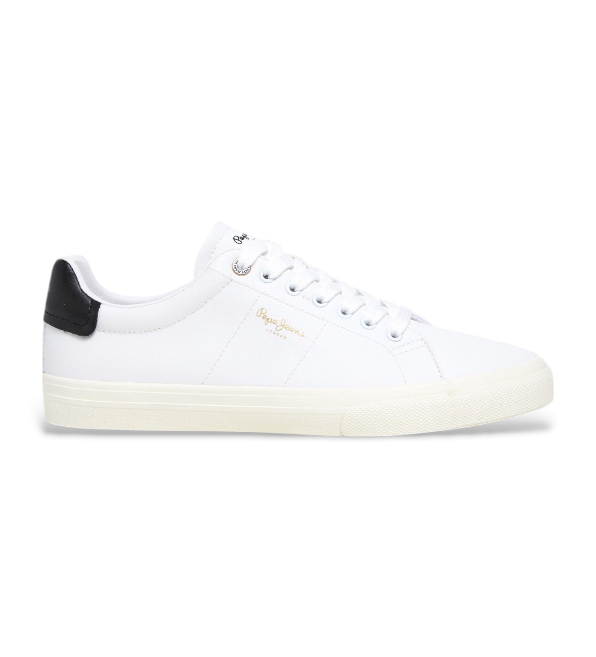 Pepe Jeans Men's Kenton Fresh M Sneak, White, 8 UK