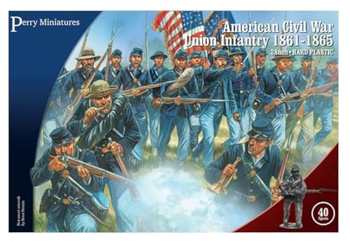 Perry Miniatures 28mm American Civil War Union Infantry 1861-1865 (40)