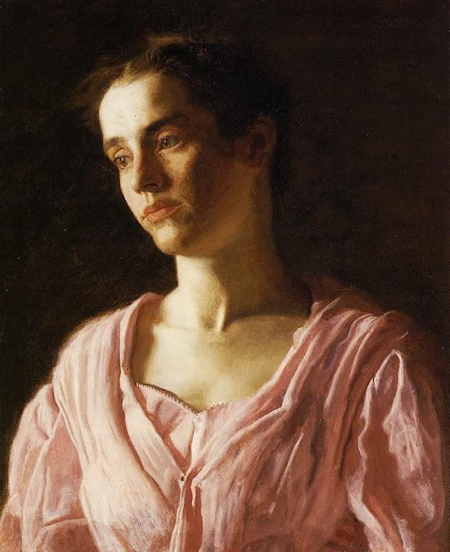 Affiches sur toile portrait Maud Cook Eakins CPPAN 50x70 cm