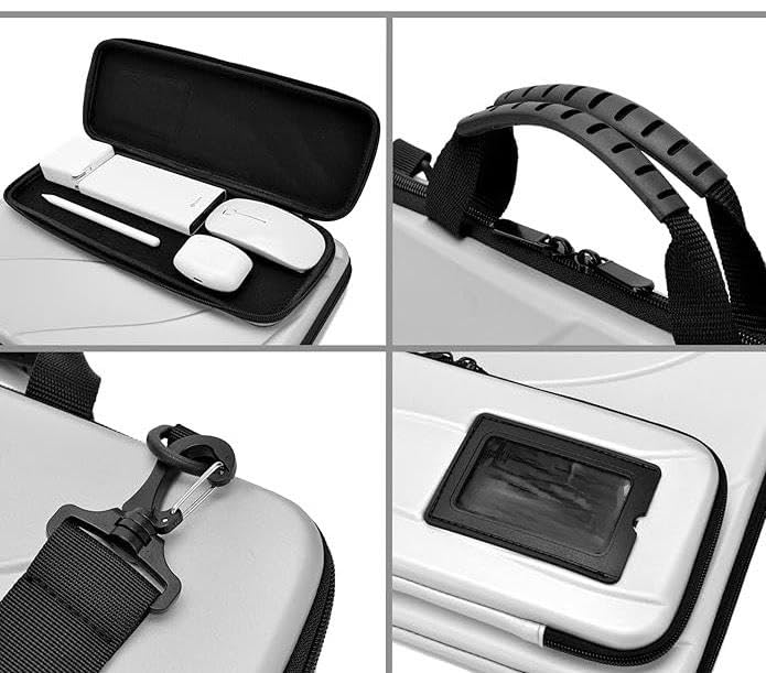 Image of 360All Around Protective Hard Shell Unisex Shockproof Laptop Bag Case Cover with Shoulder Strap, Messenger Bag with Superior Protection