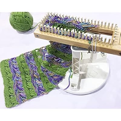 Authentic Knitting Board Sock Loom 2, regular gauge adjustable loom, 100% hardwood