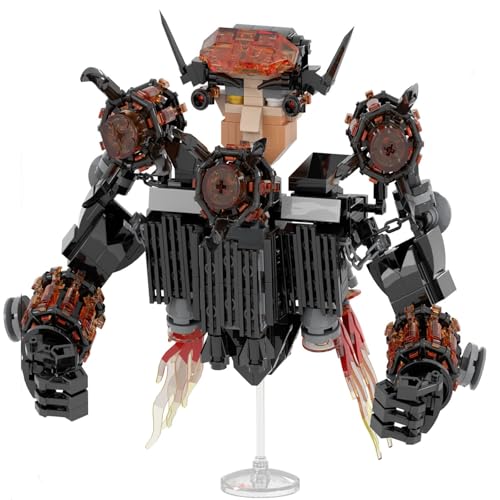 LCTM Skibidi Toilet Titan Bausteine Building Blocks Actionfigur Kameramann Sprecher Clock TV Man Spielzeug Assembly Upgraded Kinder Erwachsene Fans Klemmbausteine Geschenk Jungen B