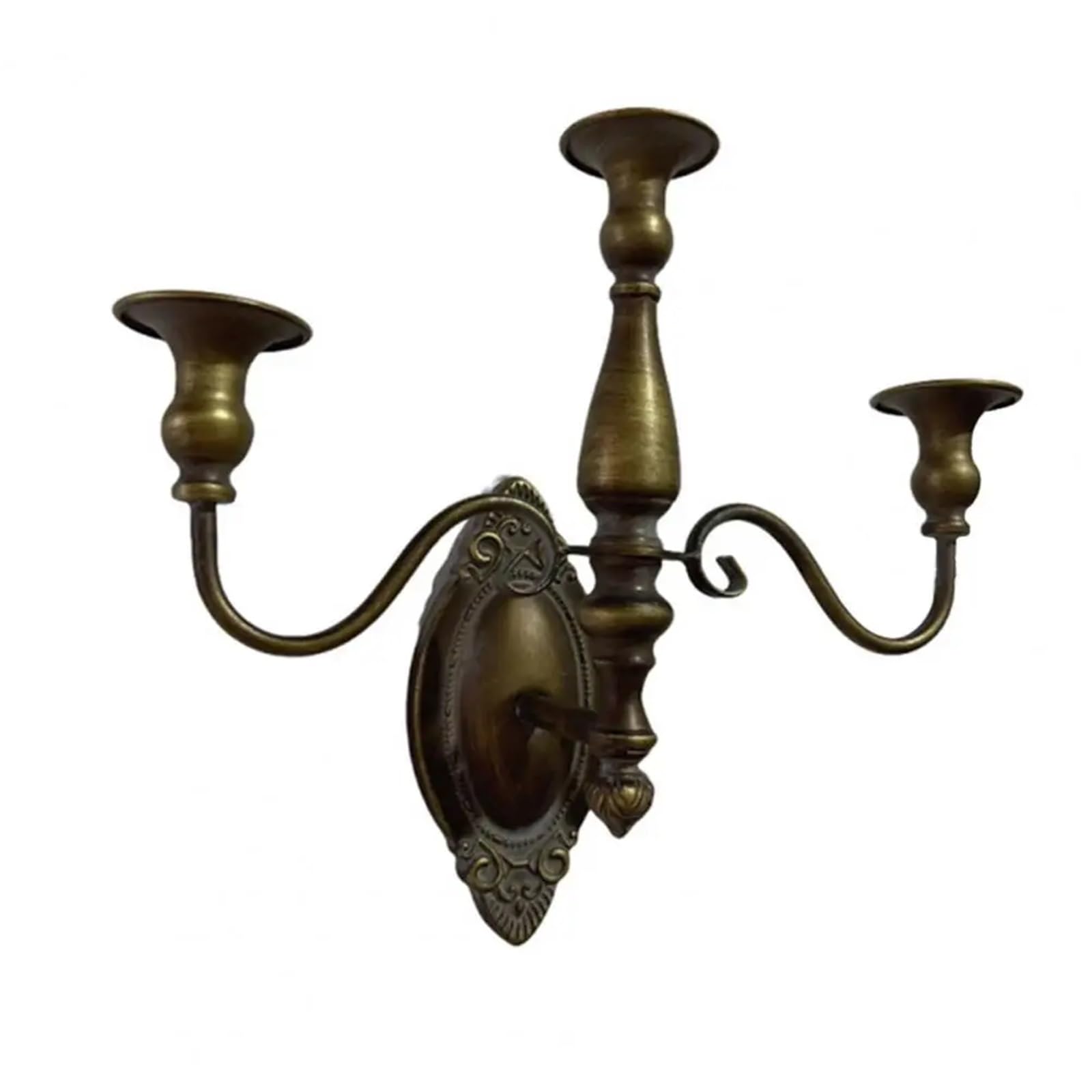 Vintage Wall Sconces Candle Holder 3/4-Arm Iron Art Taper Living Room Bedroom Dining Decoration Can For Living Room Fireplace Wedding(Color1)