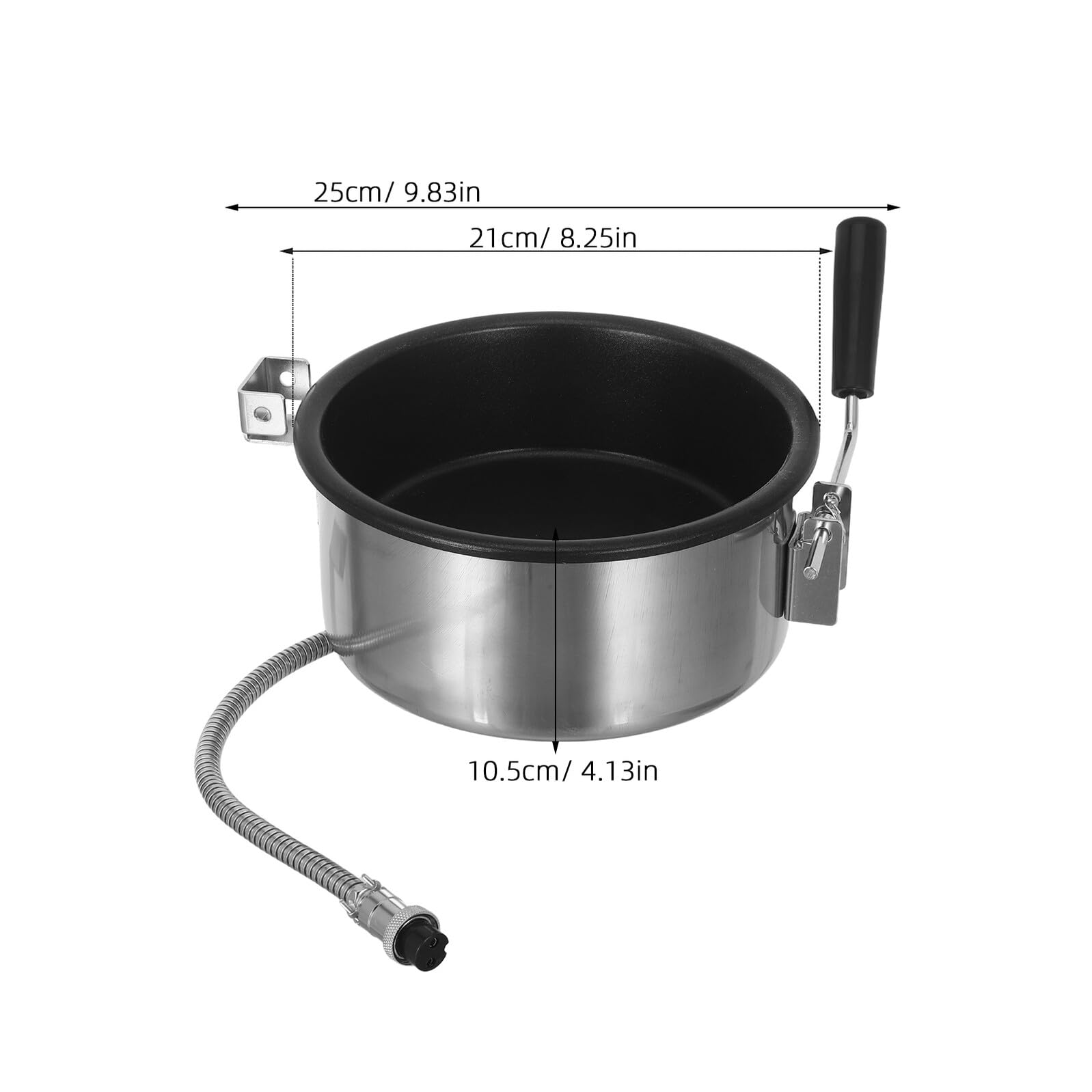 Sosoport Olla para Hacer Palomitas de Maíz 8 Oz Resistente al Calor Antiadherente para Máquina de Palomitas Comercial y Doméstica Uso en Cocina Accesorio de Repuesto