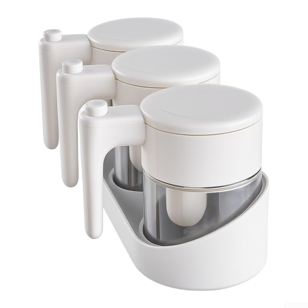 Recipiente para especias, 350 ml, apilable, organizador de cocina