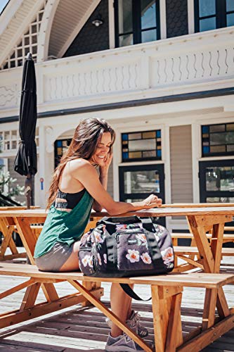 Vooray Burner, Small Duffel Bag, Gym Bag with Shoe Pocket, 16