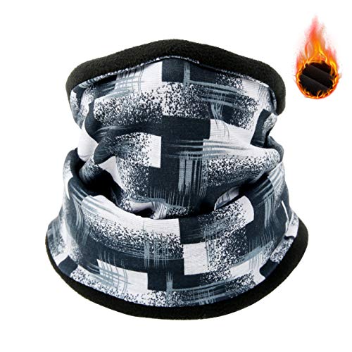 ENERBLOOM Winter Neck Gaiter Fleece Neck Warmer American Flag Face Mask Thermal Face Scarf for Skiing Cycling&Hiking