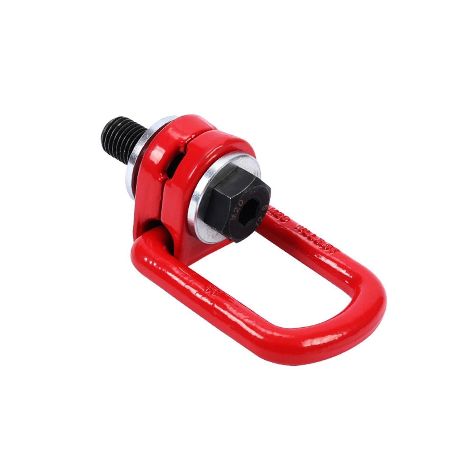 Anillo de elevación giratorio, anillo giratorio de tracción lateral G80, tornillos de anillo de tracción lateral universal, pernos de punto de elevación de anillo de molde de 360 ​​grados(M24*36)