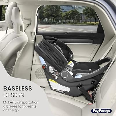 Peg Perego Primo Viaggio Urban Mobility-Baseless Infant car seat with Latch-True Black