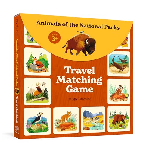 Clarkson Potter Animals of The National Parks Travel Matching Game