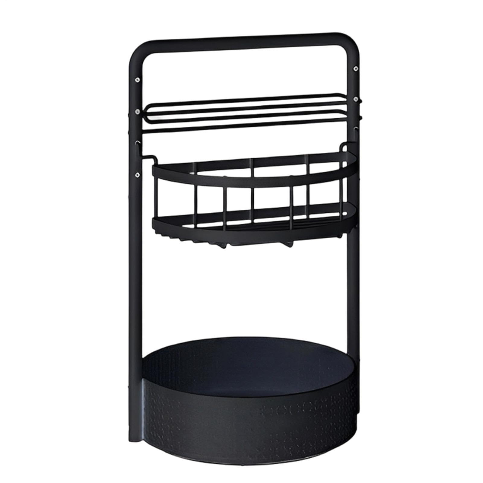 Estante giratorio para condimentos de 2 niveles para encimera | Organizador giratorio de condimentos para dormitorio, apartamento, hogar, gabinete, estufa, despensa, tarro de condimentos
