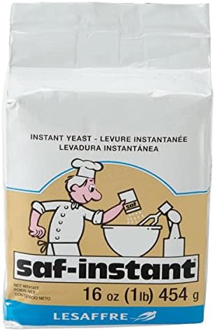 Lesaffre SAF-Instant Gold Dry Yeast 1 lb. Vacuum Pack - 20/Case