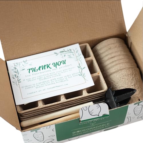 Seedling Starter Kit, reduces transplant root shock, with drainage holes & 100% recycled materials. Fully biodegradeable - Image 2