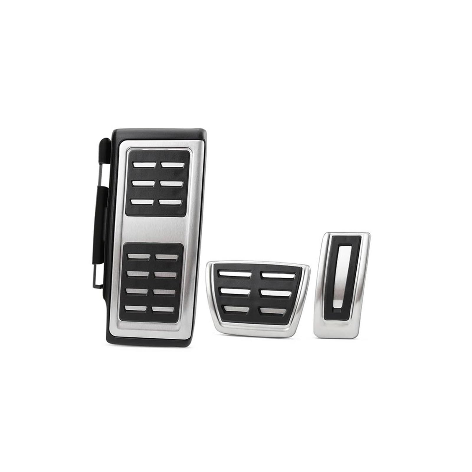 Pédales Frein Couvercle De Protection des Pédales De Voiture, Couvercle d'embrayage De Frein À Carburant, pour VW pour Tiguan 2017 2018 2019 2020 2021 Freins Pédale Couvr(3 Pcs AT with Rest)
