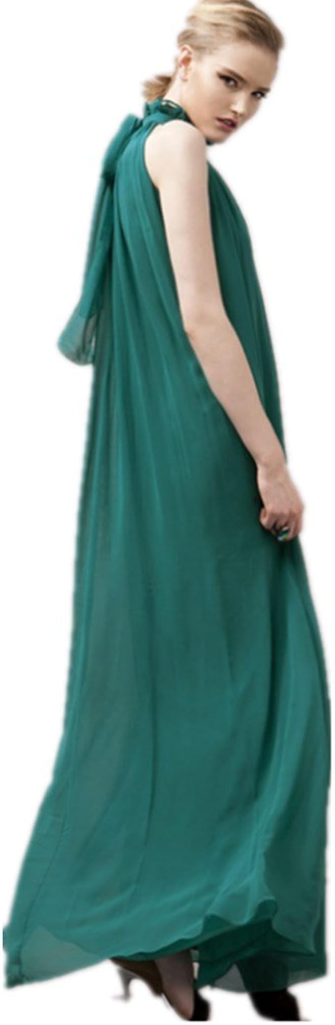 Amazon Co Jp Gudeke マキシワンピース ロングドレス シフォンワンピース 結婚式 ワンピース マキシワンピ フォーマルドレス レディース ロング ドレス ワンピース パーティー 披露宴 ミセス 大人 二次会ドレス グリーン 服 ファッション小物