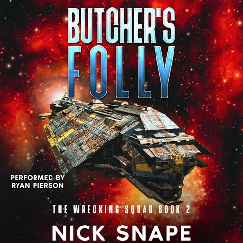 Diseño de la portada del título Butcher's Folly