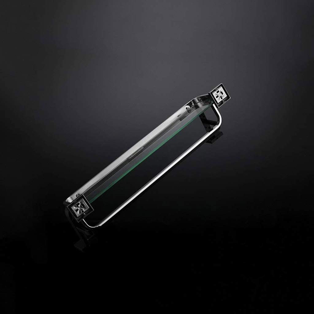Estantes de baño exquisitos Almacenamiento de baño, Almacenamiento de baño, Estantería de baño de Acero Inoxidable Estante de baño con toallero Ducha montada en la Pared (Tamaño -50 cm)